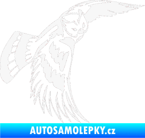 Samolepka Predators 081 pravá sova bílá