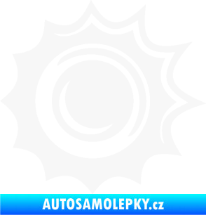 Samolepka Průstřel 003 levá bílá