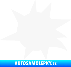 Samolepka Průstřel 004 levá bílá