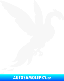 Samolepka Pták Fénix 001 pravá bílá
