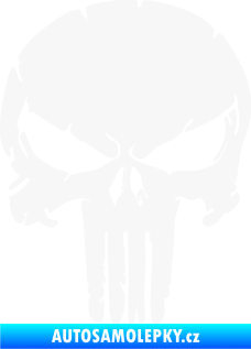 Samolepka Punisher 004 bílá