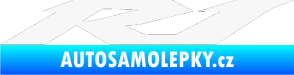 Samolepka R1 001 bílá