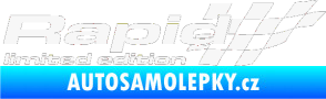 Samolepka Rapid limited edition pravá bílá