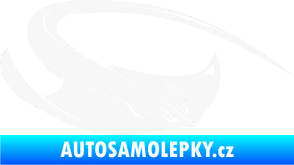 Samolepka Rejnok 002 pravá bílá