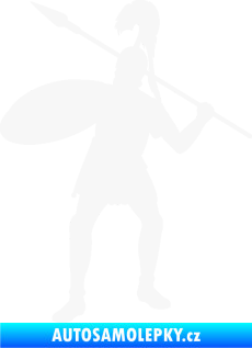 Samolepka Římský voják levá bílá
