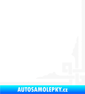 Samolepka Rohová samolepka 003 levá bílá