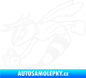 Samolepka Rozzuřená vosa 001 levá bílá