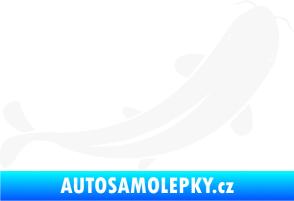 Samolepka Ryba 001 pravá bílá