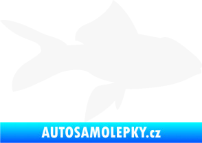Samolepka Ryba 002 pravá bílá