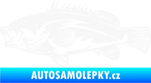 Samolepka Ryba 005 levá bílá