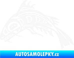 Samolepka Ryba 007 levá bílá