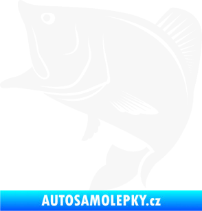 Samolepka Ryba 009 levá bílá