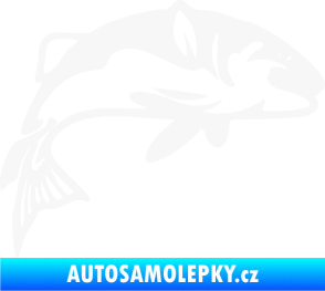 Samolepka Ryba 010 pravá bílá