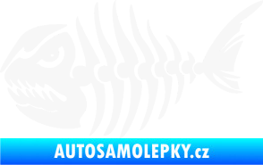 Samolepka Ryba kostra 004 levá bílá