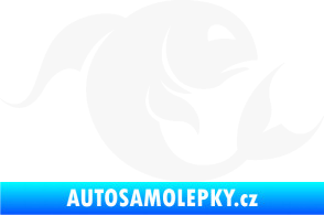 Samolepka Ryby 002 pravá bílá
