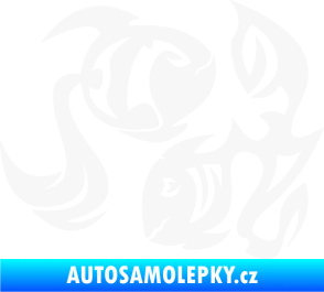 Samolepka Ryby 003 pravá bílá