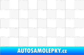 Samolepka Šachovnice 003 bílá
