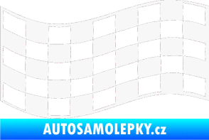 Samolepka Šachovnice 010 bílá