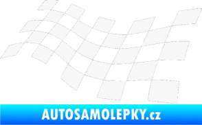 Samolepka Šachovnice 014 bílá