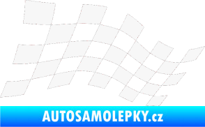 Samolepka Šachovnice 015 bílá