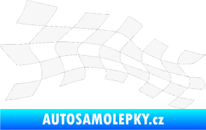 Samolepka Šachovnice 019 bílá