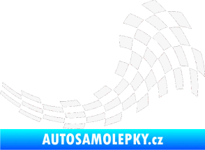 Samolepka Šachovnice 028 bílá