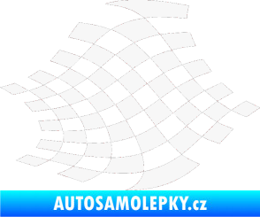Samolepka Šachovnice 031 bílá