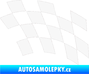 Samolepka Šachovnice 038 bílá