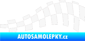 Samolepka Šachovnice 045 bílá