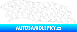 Samolepka Šachovnice 057 bílá
