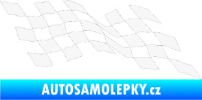 Samolepka Šachovnice 076 bílá