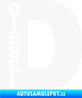 Samolepka Samolepka na víčko od nádrže 010 diesel bílá