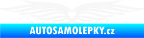 Samolepka Samolepka na zadní okno 002 srdce bílá