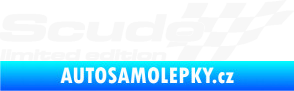 Samolepka Scudo limited edition pravá bílá