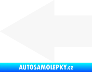 Samolepka Šipka 001 levá ikonka bílá