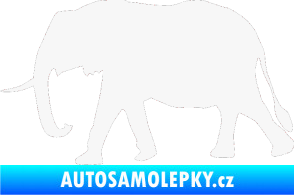 Samolepka Slon 014 levá bílá