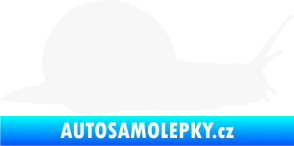 Samolepka Šnek 001 pravá bílá