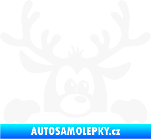 Samolepka Sob 002 pravá vykukuje bílá