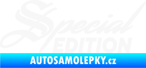 Samolepka Special edition 004 bílá