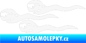 Samolepka Spermie levá bílá