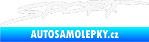 Samolepka Sport 002 bílá