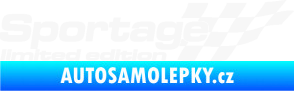 Samolepka Sportage limited edition pravá bílá