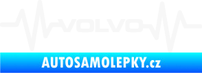 Samolepka Srdeční tep 020 volvo bílá