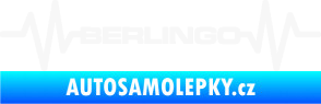 Samolepka Srdeční tep 093 Berlingo Citroen bílá