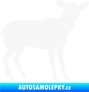 Samolepka Srna 001 pravá bílá