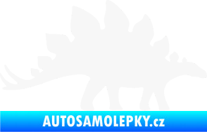 Samolepka Stegosaurus 001 pravá bílá