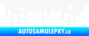 Samolepka Stékající skvrna 006 levá bílá
