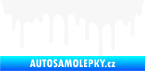 Samolepka Stékající skvrna 008 levá bílá
