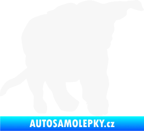 Samolepka Štěňátko 003 pravá bílá