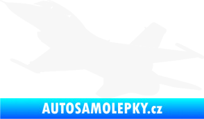 Samolepka Stíhací letoun 004 levá bílá